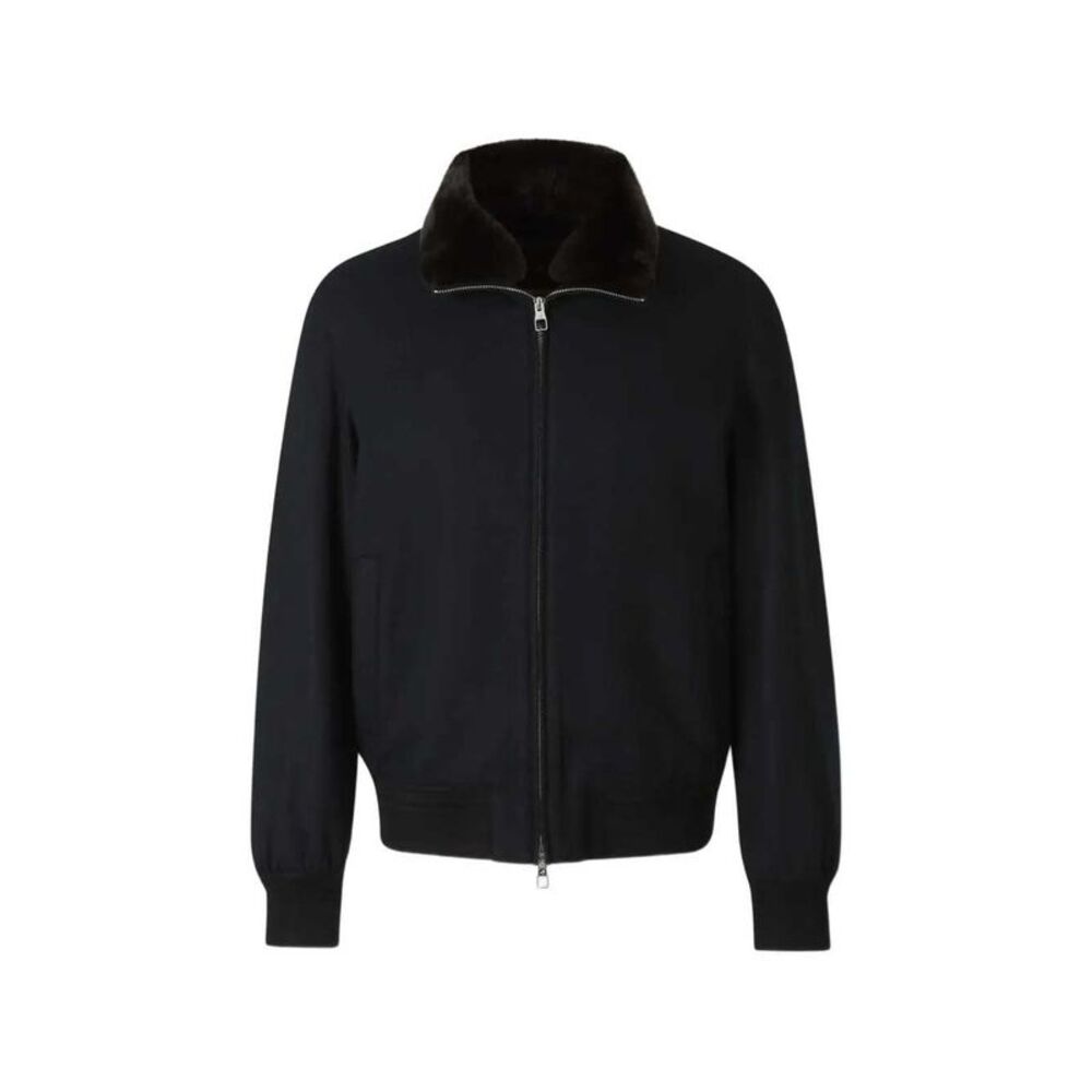 Montecore Men Faux-Fur Collar Bomber Jacket